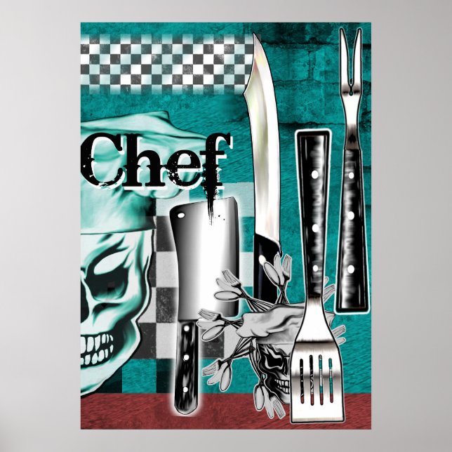 Koch Schädel 4 Poster (Vorne)