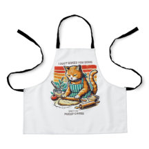 Koch Schürze mit Cat Baking Cup Cakes