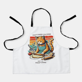 Koch Schürze mit Cat Baking Cup Cakes