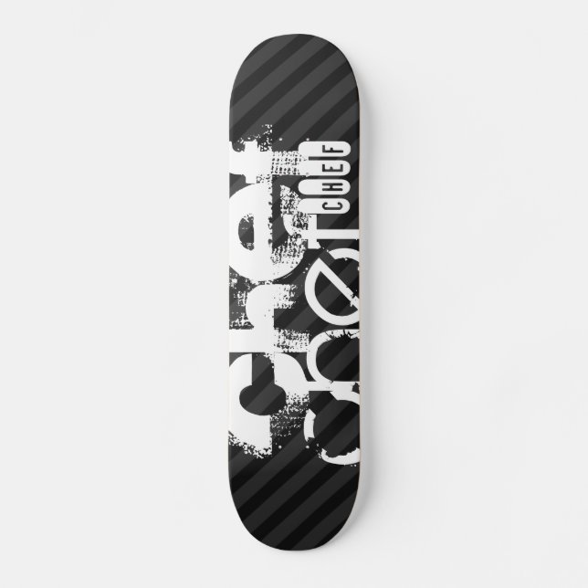 Koch; schwarz und dunkelgraue Streifen Skateboard (Vorderseite)