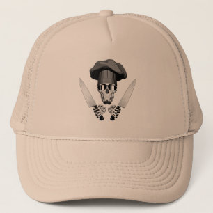 Koch Skull mit Koch Knies Truckerkappe