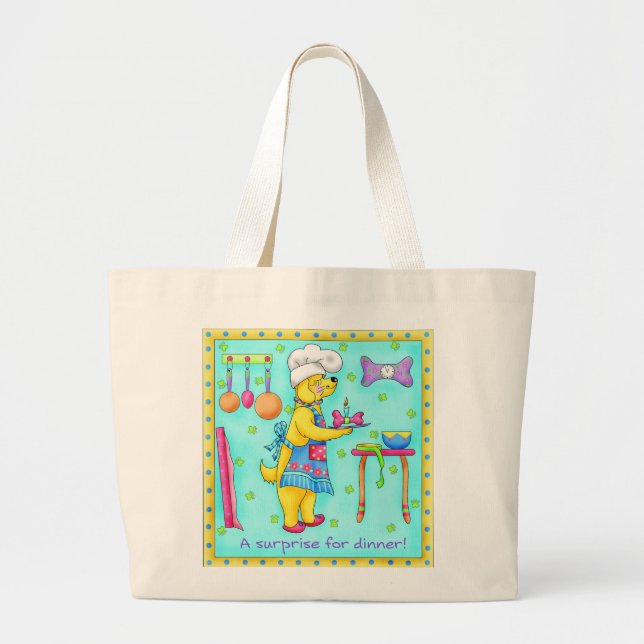 Koch Tote Bag Jumbo Stoffbeutel (Vorne)