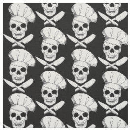 Koch- und Koch-Skulpturen im Koch Hats Gemustert Stoff