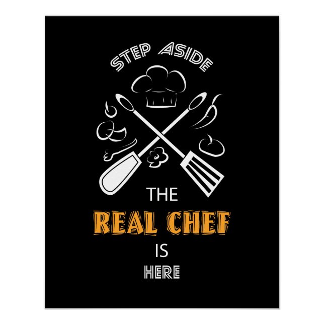 Koch und Kochen Funny Quotes Poster (Vorderseite)