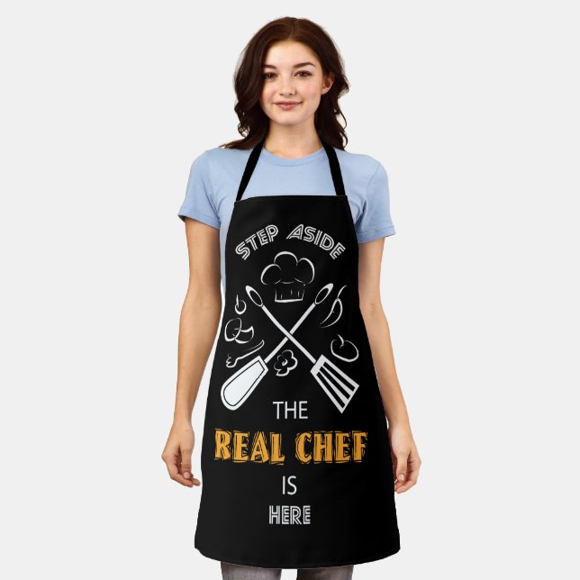 Koch und Kochen Funny Quotes Schürze (Getragen)