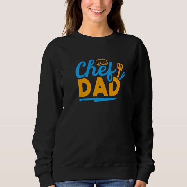 Koch Vater Sous Köche Kulturelle Küche Kochen Sweatshirt (Vorderseite)