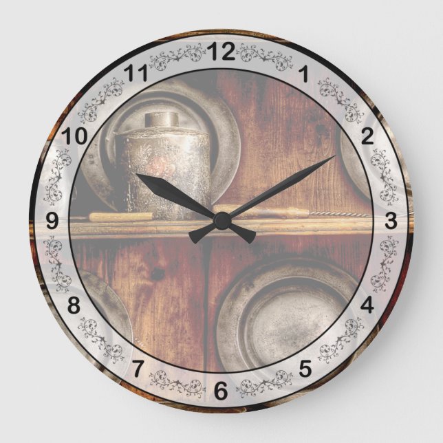 Koch - Zugmittel - in der Zugpappe Große Wanduhr (Vorderseite)