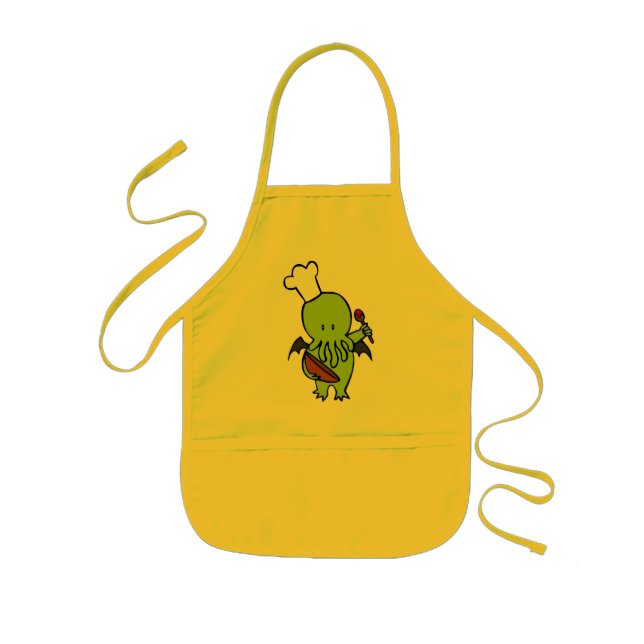 Koch zusammen mit Cthulhu Kinderschürze (Vorne)