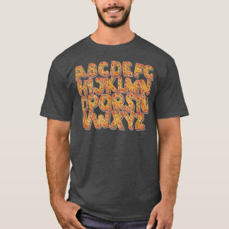 Kochalphabet zum Backen von Kochherd-Liebhaber chr T-Shirt