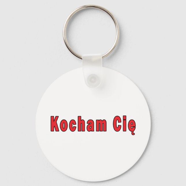 Kocham Cie - I Liebe Sie Schlüsselanhänger (Vorderseite)