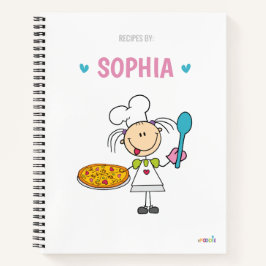 Kochbuch für personalisierte Kinder Notizbuch