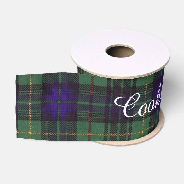 Kochclan karierter schottischer Kilt Tartan Ripsband (Spule)