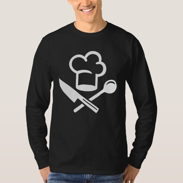 Köche Hat Knife T-Shirt (Vorderseite)