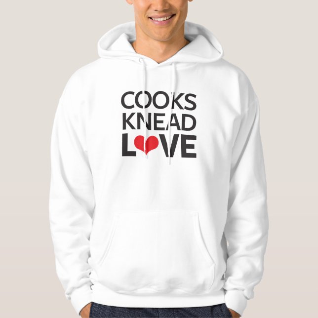 Köche kneten Liebe Hoodie (Vorderseite)