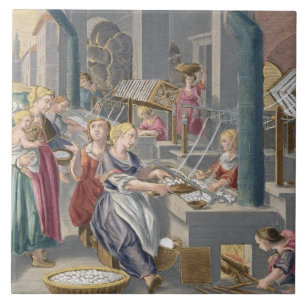 Kochen der Kokons, um das Chrysalids zu zerstören Fliese