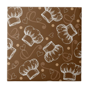 Kochen des Musters mit Kochshut Fliese