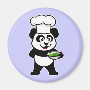 Kochen des Pandas Magnet