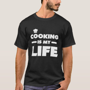 Kochen ist mein Leben Koch Geschenk T - Shirt