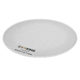 Kochen ist meine Art Meditation - Funny Kitchen Schneidebrett