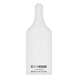 Kochen ist meine Art Meditation - Funny Kitchen Schneidebrett