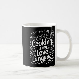 Kochen ist meine Liebessprache, kulinarischer Koch Kaffeetasse