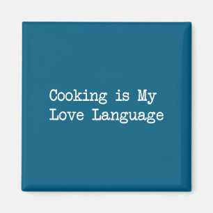 Kochen ist meine Liebessprache Lustige Zitate Magnet