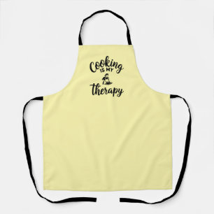 Kochen ist meine Therapie Schürze
