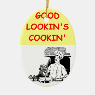 KOCHEN KERAMIKORNAMENT