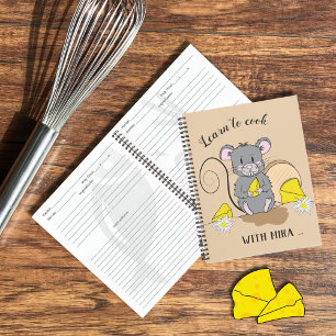 Kochen lernen Kid-Rezept-Notebook Notizbuch