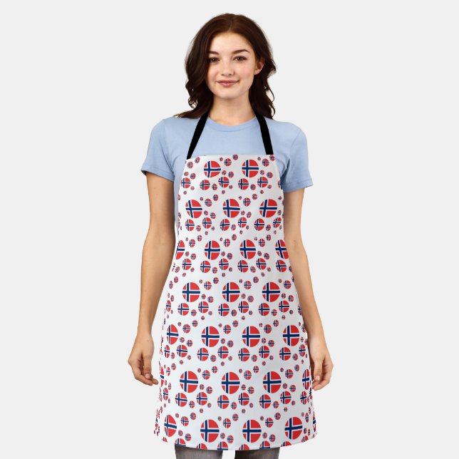 Kochen Norwegen und Norwegische Köche Küche Schürze (Getragen)