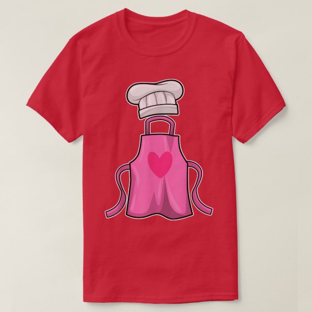 Kochen Schürze Koch Hut T-Shirt (Design vorne)