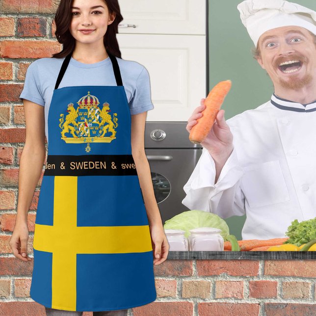 Kochen Schweden und Schwedische Koch Küche Schürze (Von Creator hochgeladen)