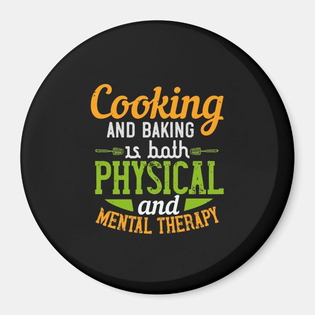 Kochen und Backen ist sowohl physisch als auch psy Magnet (Vorne)