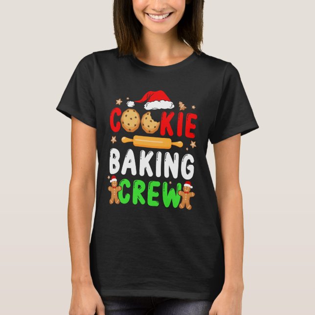 Kochen und Backen vereint - Kulinarische Crew T-Shirt (Vorderseite)