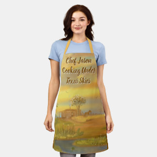 Kochen unter Texas Skies Schürze