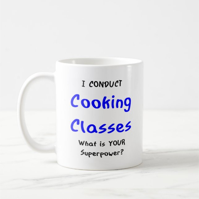 Kochen unterrichten kaffeetasse (Links)