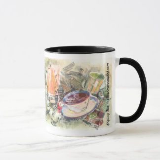 "Kochend heiß" Kaffeetasse