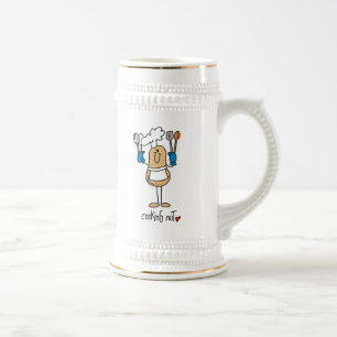 Kochende Nuss T-Shirts und Geschenke Bierglas