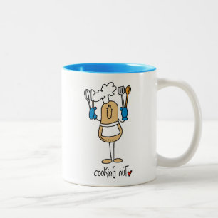 Kochende Nuss T-Shirts und Geschenke Zweifarbige Tasse