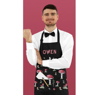 Kochender Chef Pilz Schürze