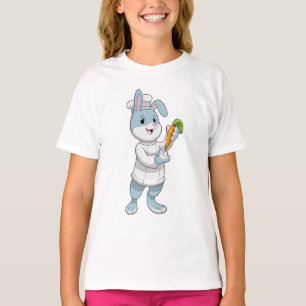 Kochender Hase mit Karotte T-Shirt