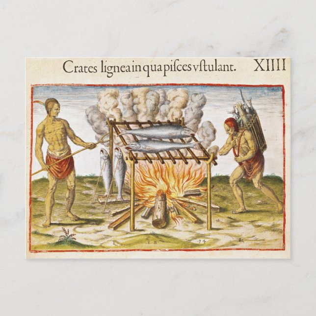 Kochfisch Postkarte (Vorderseite)