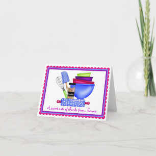 Kochgeschenke Backwaren Vielen Dank Anmerkung Kart Dankeskarte