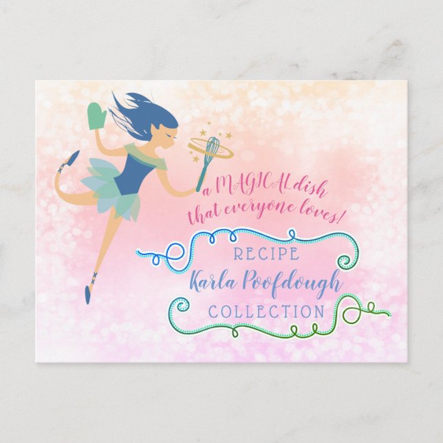 Kochkarte Postkarte (Vorderseite)