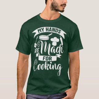 Kochkunst Kochküche Koch kochen Messer Essen T-Shirt