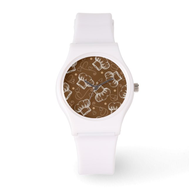 Kochmuster mit Koch Armbanduhr (Vorderseite)