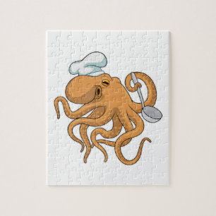 Kochmütze für Oktopus-Köche