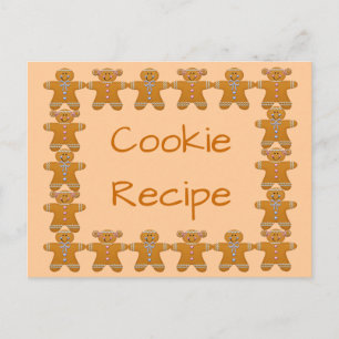 Kochrezeptur~Gingerbread~individualisieren Postkarte