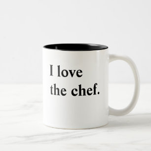 Kochs-Liebe-Tasse Zweifarbige Tasse