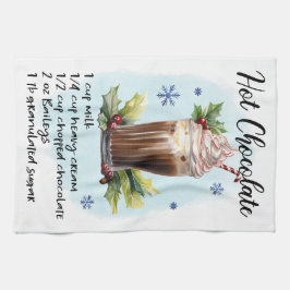 Kochschokolade Rezept Weihnachtsrezeptur Geschirrtuch